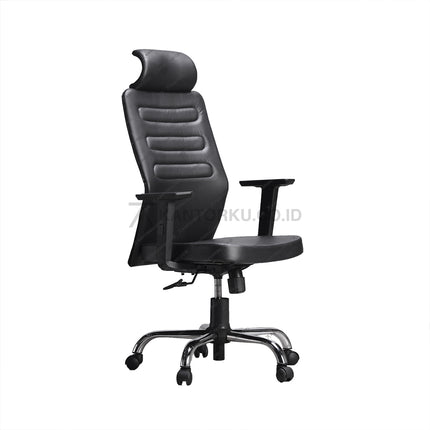 Kursi kantor Ergotec LX 962 TR ergonomis dengan sandaran lengan empuk berlapis cushion Kantorku.co.id