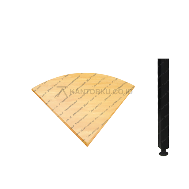 Meja Lunar Tipe LJ60 berbahan partikel board desain minimalis – KANTORKU