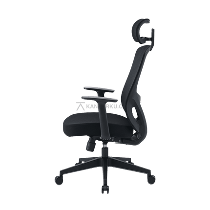 Kursi ergonomis Sihoo dengan sistem pengunci posisi dan roda PU standar BIFMA – Tersedia di Kantorku.