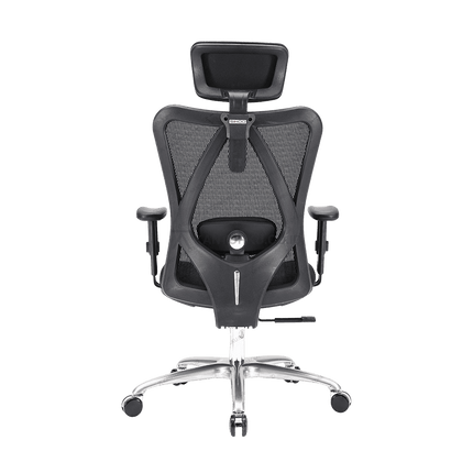 Kursi kantor Sihoo dengan dukungan lumbar dan armrest 3D berbahan PU – Tersedia di Kantorku