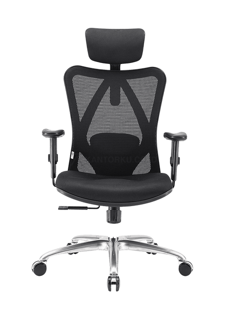 Kursi kerja ergonomis Sihoo dengan sandaran berbentuk S untuk postur ideal – Tersedia di Kantorku