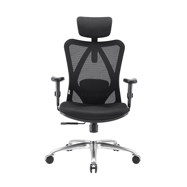 Kursi kerja ergonomis Sihoo dengan sandaran berbentuk S untuk postur ideal – Tersedia di Kantorku