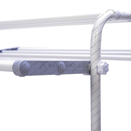 Rak handuk kuat dan elegan dari aluminium untuk kamar mandi modern – Kantorku.co.id