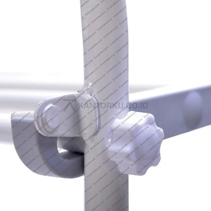 Rak handuk aluminium MAMI1 M-215 fungsional dan tahan lembap – Kantorku