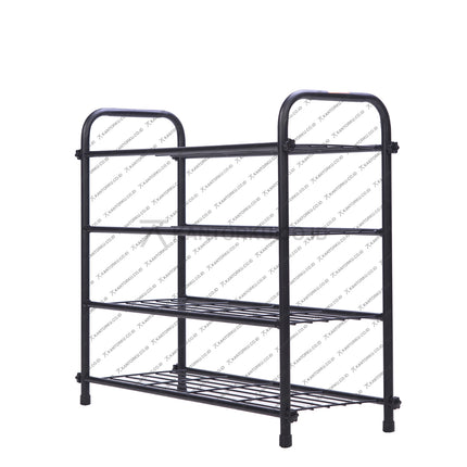 Rak sepatu baja ringan 3 hingga 5 susun dengan desain minimalis dan kokoh – Kantorku