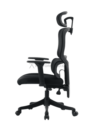 Kursi kantor ergonomis Sihoo dengan lumbar support lembut dan dudukan W-shape – Tersedia di Kantorku
