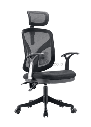 Kursi kantor ergonomis Sihoo dengan sandaran kepala adjustable dan lumbar support lembut – Tersedia di Kantorku.com