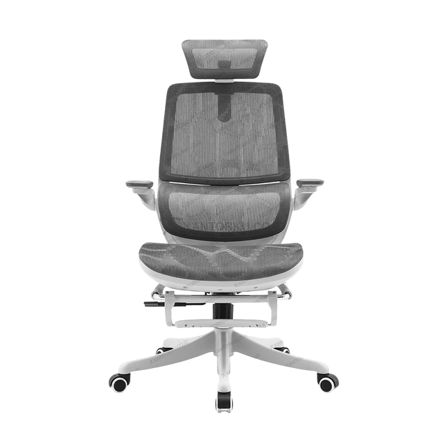 Kursi kerja ergonomis SIHOO M59AS dengan sandaran kaki dan bantal lumbar – Tersedia di Kantorku.
