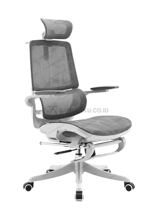 Kursi ergonomis modern Sihoo dengan mesh breathable dan fitur fleksibel – Tersedia di Kantorku.com.