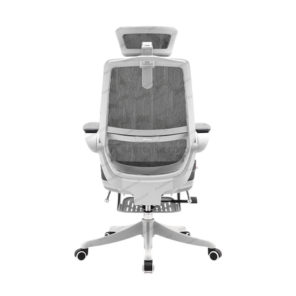 Kursi kantor premium Sihoo M59AS dengan footrest dan sandaran kepala adjustable – Tersedia di Kantorku.