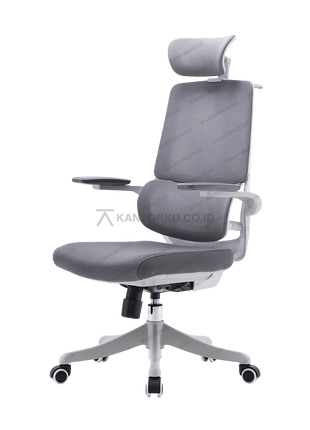 Kursi kantor Sihoo dengan sandaran mesh premium dan bantal lumbar lembut – Tersedia di Kantorku.com