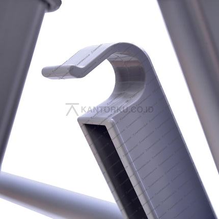 Jemuran pakaian baja ringan kuat dan stabil untuk indoor dan outdoor – Kantorku