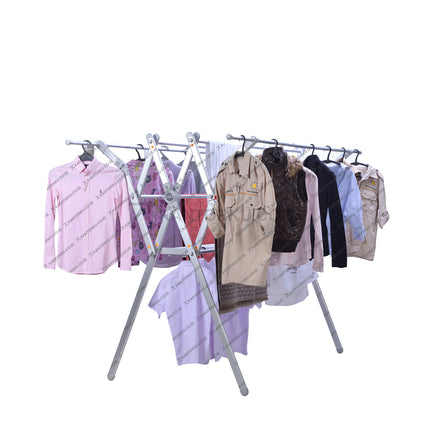 Jemuran pakaian anti karat bahan baja ringan finishing powder coating – Kantorku.co.id