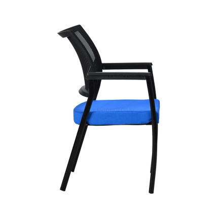 kursi kantor hadap dengan kaki powder coating kokoh