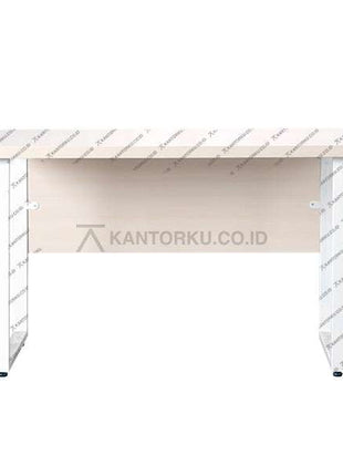 Meja kerja minimalis modern warna netral – Kantorku