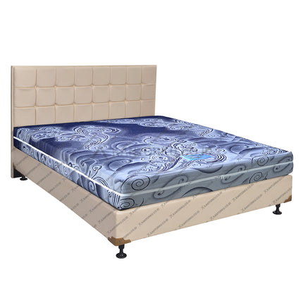 Kasur busa Saveland Ultra Rebounded dengan divan dan headboard elegan – kantorku