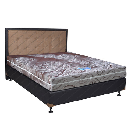 Tempat tidur elegan Saveland Ultra Rebounded lengkap dengan divan – kantorku