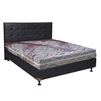 Divan kokoh dan headboard mewah untuk kasur Saveland Ultra Rebounded – kantorku