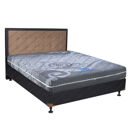 Headboard elegan kasur Saveland Ultra Rebounded untuk kamar tidur modern – kantorku