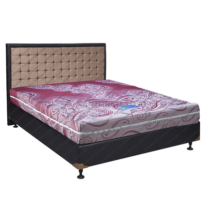 Tempat tidur elegan Saveland Ultra Rebounded lengkap dengan divan – kantorku