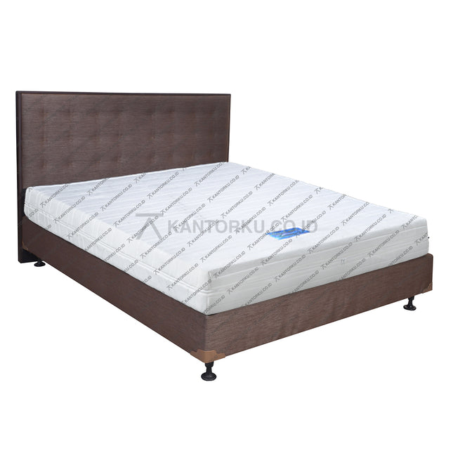 Kasur busa Saveland Ultra Rebounded dengan divan dan headboard elegan – kantorku