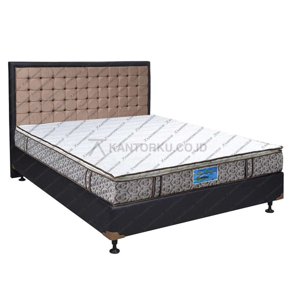 Kasur Busa SAVELAND Ultra Super Pillowtop Rebounded 25Cm HB Victoria | Fullset Oreo