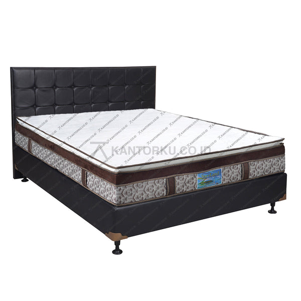 Kasur Busa SAVELAND Ultra Super Plushtop Pillowtop Rebounded 30cm HB Sydney | Fullset Oreo