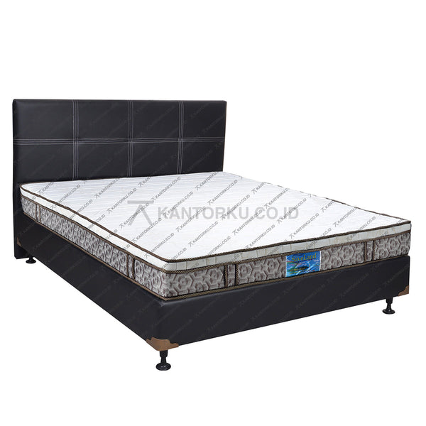 Kasur Busa SAVELAND Ultra Super Plushtop Rebounded 20Cm HB Elegance | Fullset Oreo
