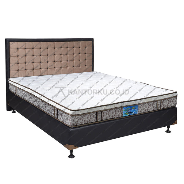 Kasur Busa SAVELAND Ultra Super Plushtop Rebounded 20Cm HB Victoria | Fullset Oreo