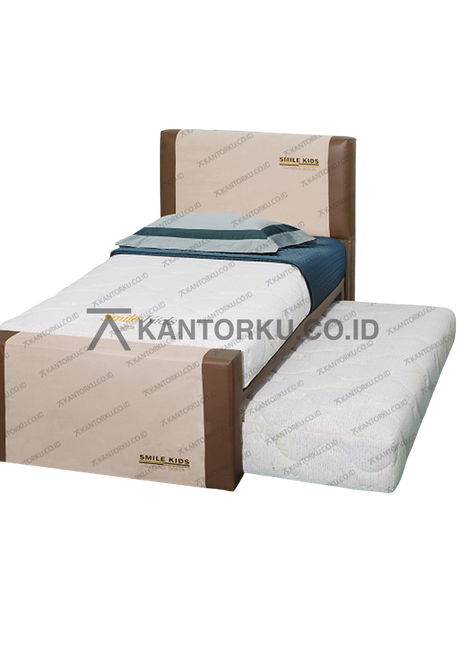 Spring bed anak Florence Smile Kids dengan desain fungsional dan lembut — kantorku.co.id