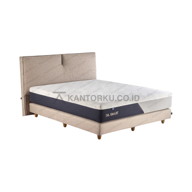 Elite DR. SMART kasur elegan dengan headboard minimalis tersedia di kantorku.co.id