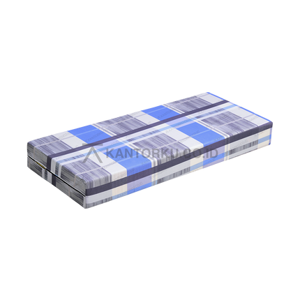 Kasur busa D16 warna biru abu-abu dengan daya tahan tinggi dan tampilan stylish – Kantorkudotcodotid