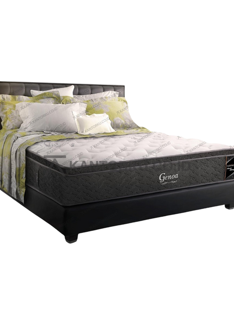 Spring bed Florence Genoa elegan dengan kombinasi kenyamanan dan daya topang sempurna — kantorku.co.id