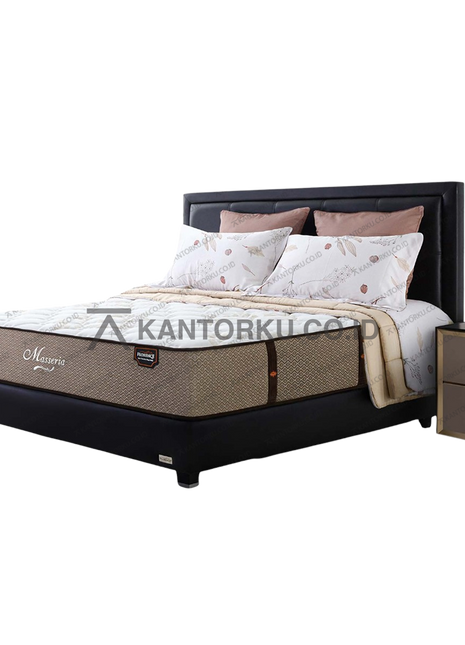 Kasur Florence Masseria dengan 7-Zone Pocket Spring dan desain premium — kantorku