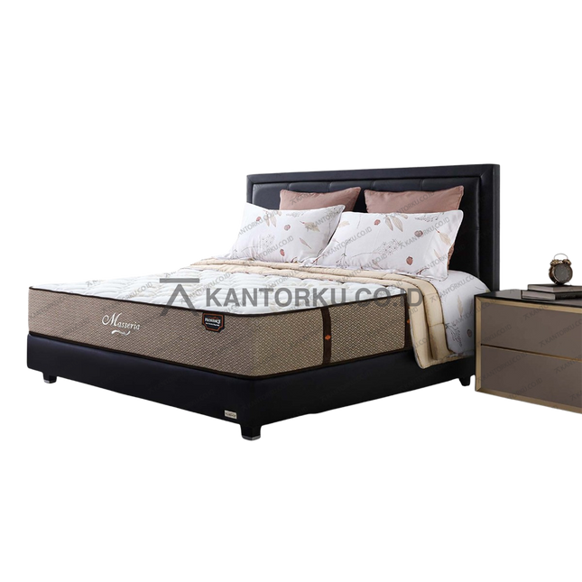 Kasur Florence Masseria dengan 7-Zone Pocket Spring dan desain premium — kantorku
