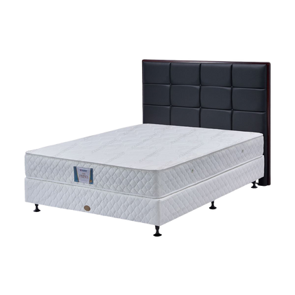 Kasur busa GUHDO New Prima dengan kain Jacquard elegan dan nyaman digunakan.
