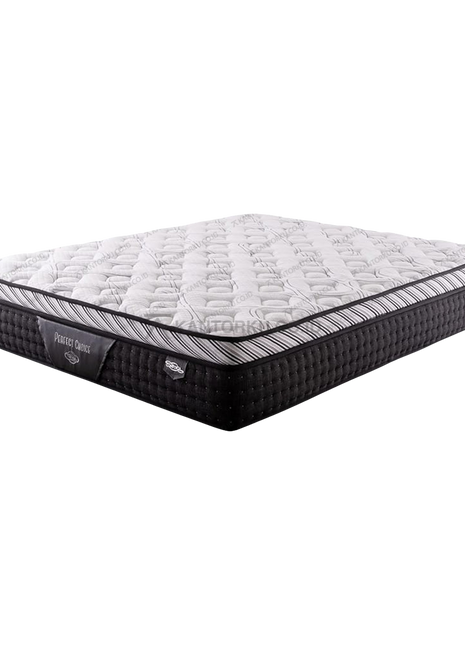 Kasur Comforta Perfect Choice warna hitam elegan dengan sistem pegas berkualitas tinggi - Tersedia di Kantorku.co.id
