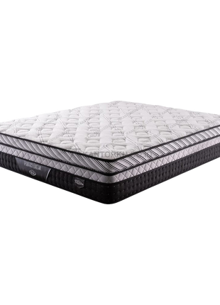 Kasur Comforta Perfect Dream warna hitam elegan dengan sistem pegas berkualitas tinggi - Tersedia di Kantorku.co.id