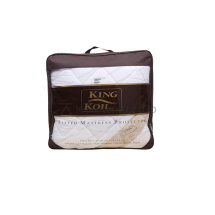 King Koil Fitted Mattress Protector pelindung kasur elegan premium – kantorku