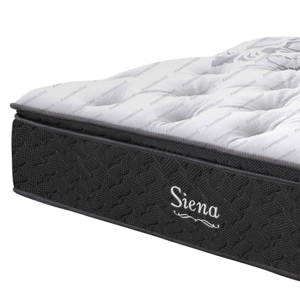 Florence Siena spring bed elegan dengan topangan optimal dan desain modern, menjaga tidur sehat dan sejuk sepanjang malam — kantorku.co.id