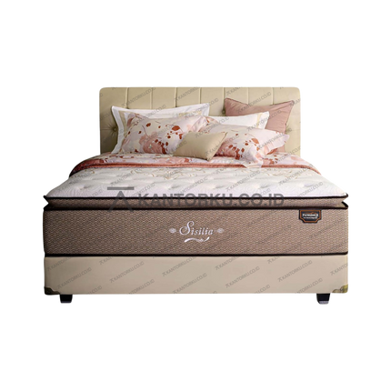 Kasur Florence Sisilia San Pietro orthopedic dengan pillow top lembut kantorku