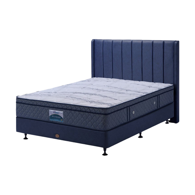 Kasur springbed GUHDO Standard Plushtop dengan Per Bonnel Spring untuk kenyamanan tidur maksimal.