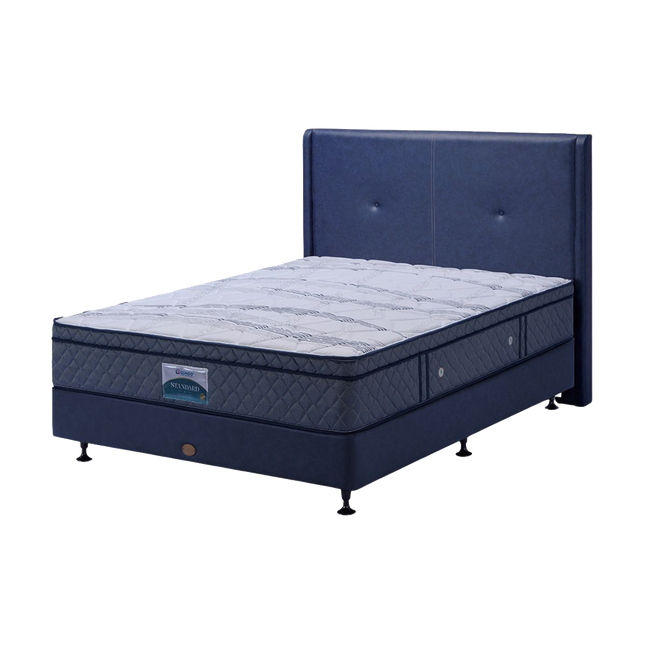 Kasur springbed GUHDO Standard Plushtop dengan Per Bonnel Spring dan rebonded foam berkualitas.