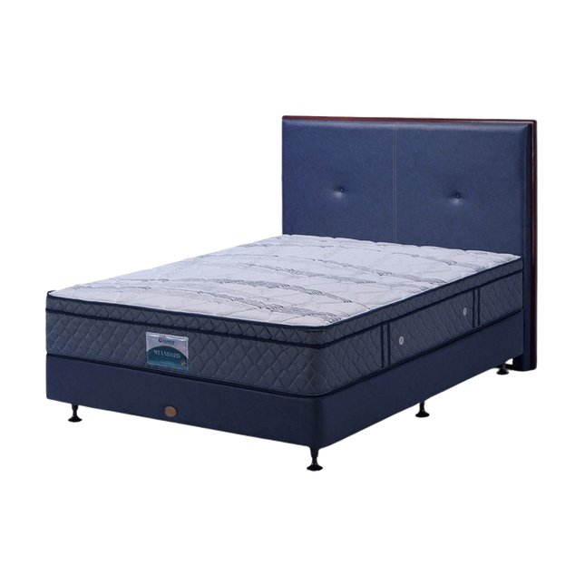 Kasur springbed GUHDO Standard Plushtop dengan Per Bonnel Spring dan rebonded foam berkualitas.