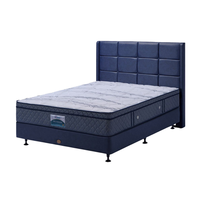 Kasur springbed GUHDO Standard Plushtop dengan Per Bonnel Spring dan rebonded foam.