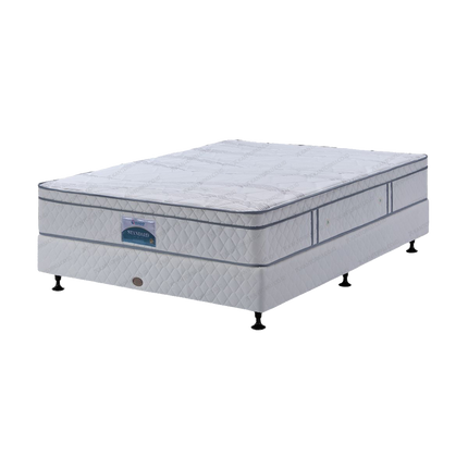 Kasur terjangkau GUHDO Standard Plushtop dengan kain knitting lembut dan desain elegan.