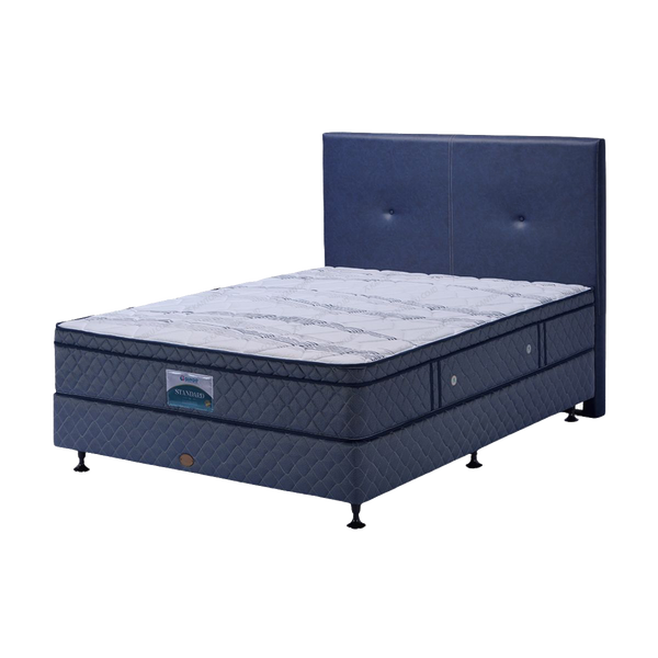 Kasur Springbed GUHDO Standard Plushtop Divan Prospine HB Rosela l Fullset
