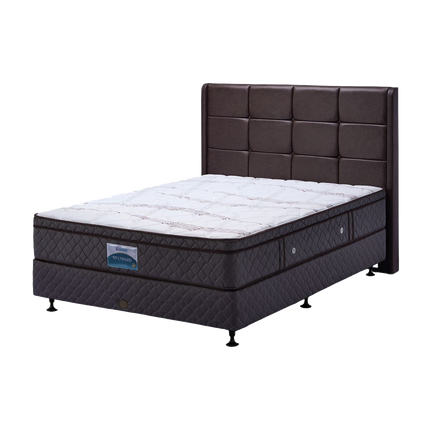 Kasur springbed GUHDO Standard Plushtop berkualitas untuk kamar tidur modern.