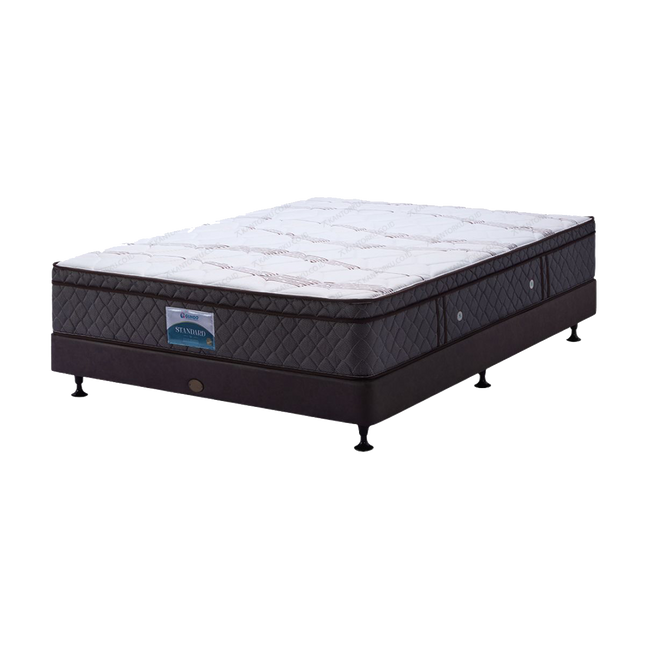 Kasur springbed GUHDO Standard Plushtop berkualitas dengan rebonded foam tahan lama.