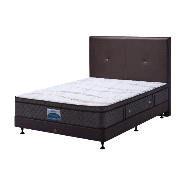 Kasur busa GUHDO Standard Plushtop dengan Per Bonnel Spring untuk tidur lebih nyaman.